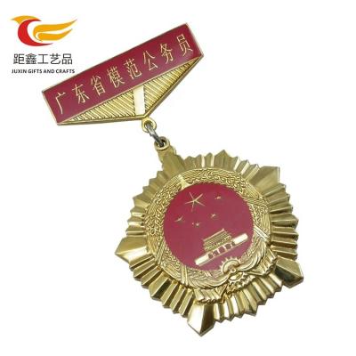 China Hot Selling China Color Metal Custom Cheap Award Medals Zinc Alloy Medal for sale