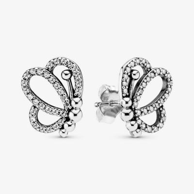 China 2020 New Trendy Women's Fashion S925 Zircon Flower Sterling Silver Earring for sale