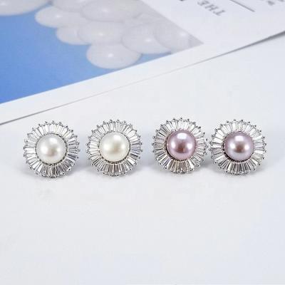 China Fashionable high quality silver pearl necklace earrings boutique pearl ring jewelry set 925 with pearl for sale