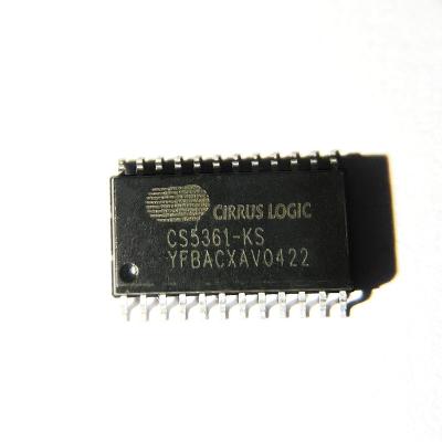 China New standard original CS5361-KSZ IC ADC/AUDIO 24BIT 192K 24SOIC electronic components for sale