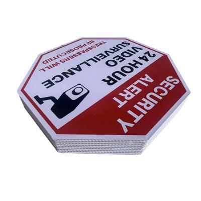 China Advertising Custom Design Sublimation Blank Yard Sign Die Cut Yard Sign for sale