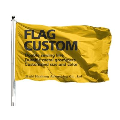 China Non Profit Organizations Single Side Flag 3x5 Custom Foot Customized Flags Banners Printing for sale