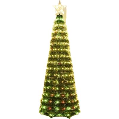 China Holiday Decoratoion Factory Wholesale Price 18 LED Lights Lighting Christmas Tree With Remote Control for sale