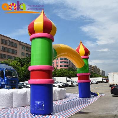 China Cheap Outdoor Oxford Nylon Or PVC Tarpaulin Christmas Inflatables Wedding Arches For Decoration for sale