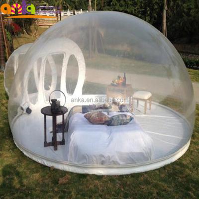 China Advertising Transparent Drawing Tent/Best Price PVC Camping Inflatable Bubble Tent Circular/Clear Tent for sale