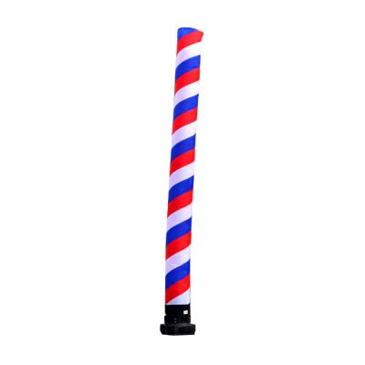 China For Advertising 6m High Barber Pole Inflatable Colorful Advertising Air Dancer For Sale for sale