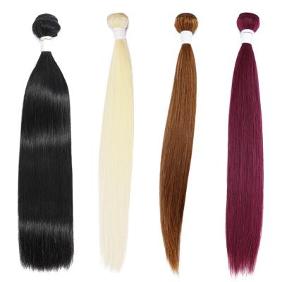 China Natural Fit 10A Grade 30 LBG 613 Straight Indian Human Hair Bundles 9-22inch Straight Wave Human Hair Wigs Extension for sale