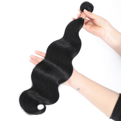 China Wholesale Natural Matching High Quality Brazilian Wig Colored Wigs Natural Black Body Wave Hair Extensions for sale