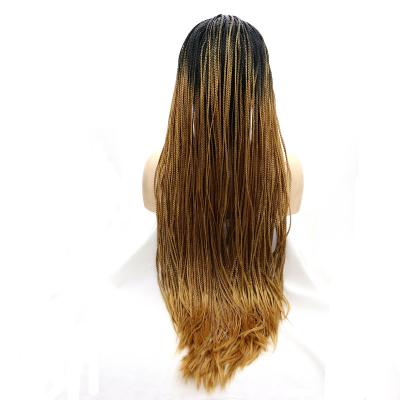 China Wholesale Colored Natural Fit Glueless Braid Wigs 24 Inch Braid Lace Braid Wigs For Women for sale