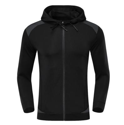 China Wholesale Handsome Zipper Sweater Anti-Wrinkle Jacket Sportswear Casual Men's Hoodie Gym Jacket for sale