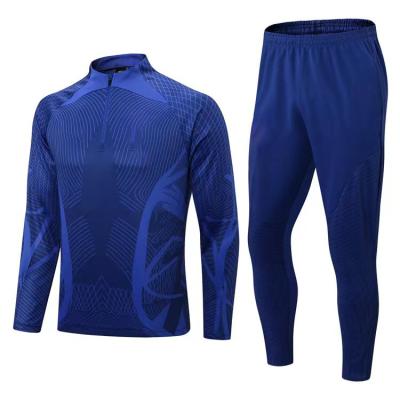 China Breathable 2022-2023 Team Soccer Jacket Winter Training Suit Soccer Zipper Jacket Sports Suit for sale