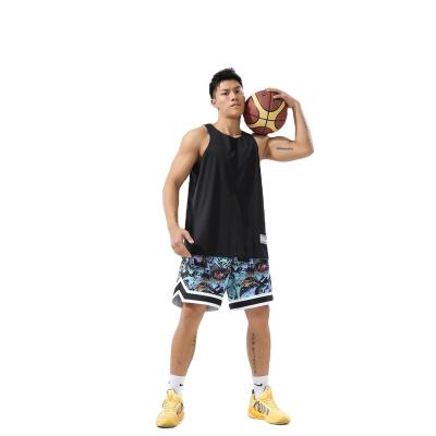 China Custom Antibacterial Logo Polyester Mesh Jersey Hiphop Summer Retro Pocket Basketball Shorts for sale