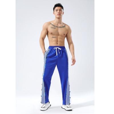 China Custom Anti-wrinkle design sports uniforms apparel sublimation basketball tear off warm up pants for sale