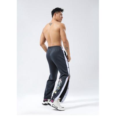 China Anti-wrinkle Men's Breasted Trend Casual Basketball Pants Loose Breathable Fitness Captain Sports Pants for sale