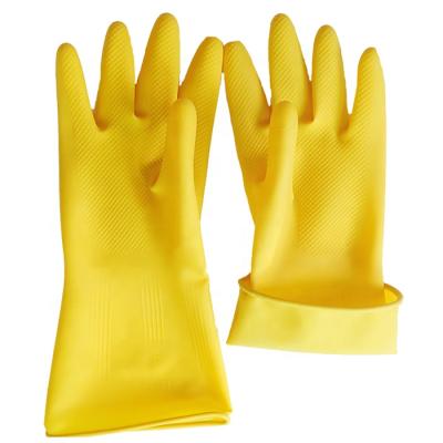 China Water Proof Latex Rubber Kitchen Dish Washing Gloves Water Proof for sale