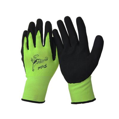 China Good Grip Nitrile Coated Gloves Sandy Palm Work Gloves Manufacturers for sale