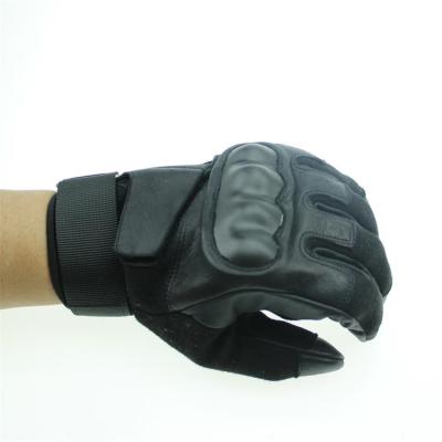 China Outdoor Sport Flexible Rubber Protective Glove Knuckle Police Tactical Military Glove for sale