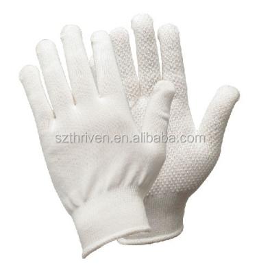 China color 13 gauge 50% nylon 50% cotton white gloves TC-803 for sale