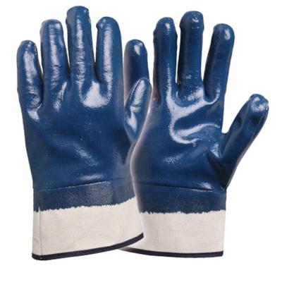 China Smooth Finish Nitrile Full Nitrile Coated Gloves S-2XL Coated Gloves for sale