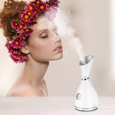 China 202 Spa Professional Mister Mist Sprayer Professional Ionic Facial Steamer DEEPLY CLEANING Nano Face Humidifier Portable for sale