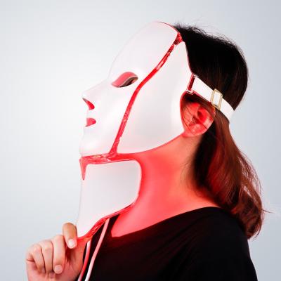 China China Digital 7 Color Skin Rejuvenation Beauty Device Infrared Pigment Removal Facial Pdt Led Light Therapy Mask for sale