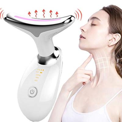 China JIEYI Neck & Face & Eye Massager Rechargeable Lifting Anti Aging Skin Pore Shrink Anti Wrinkle Skin Lifting Device for sale