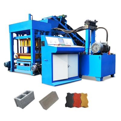 China Building Material Shops Automatic Cement Brick Making Machine for sale