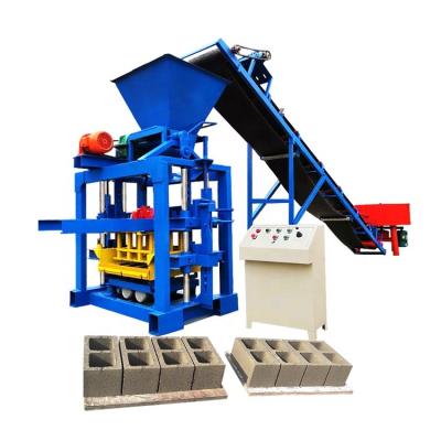 China Building Material Stores QT4-35 Block Making Machine In Zambia for sale