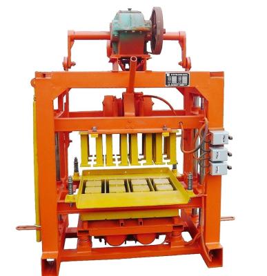 China Building Material Stores Cement Block Making Machine QT4-40 Interlock Brick Making Machine for sale