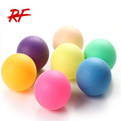 China Custom Colored Plastic Beer Ping Pong Ball With Logo for sale