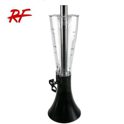 China Drink Bottle Self Serve Swivel Beverage Beer Tower With Super Cold Stem for sale