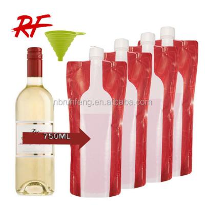 China Game accmor flexible wine bottle flask bag / 750ml collapsible wine bottles for sale