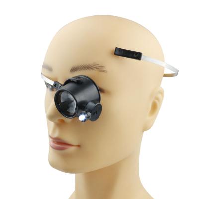 China Amazon New Plastic Hot Selling Portable Head Led Magnifier For Watch Repair for sale