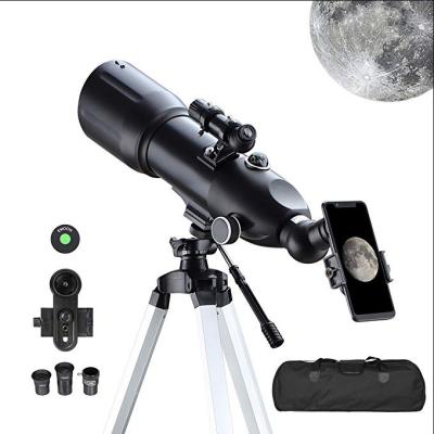 China Universal Mobile Professional Phone Civil Refractor Telescope Astronomical Telescope / Telescopio To View Moon for sale