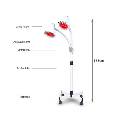 China Folding Multifunctional Electric Far Bracket Adjustable Heating Instrument Physiotherapy Lamp Cosmetology Beauty Salon for sale