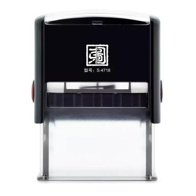 China Office Amazon Success 4718 Model Rubber Ink Stamp Self Inking Foam Pad Stamp. for sale