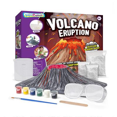 China Safe Volcanic Eruption Student DIY Manual Early Education Toys Kids Educational Science Experiment Toy Set for sale