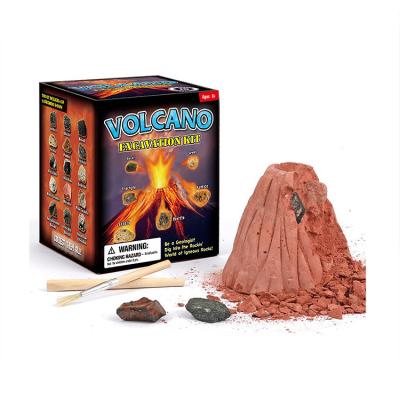 China 2021 New Children's Toys Dig Kit Educational Game Room Volcanic Eruption Stone Toys Other Toys Safe Excavation for sale