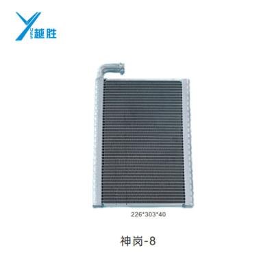 China Aluminum Fins Engineering Vehicle Evaporator Core Fiat Kobelco Evaporator Core for sale