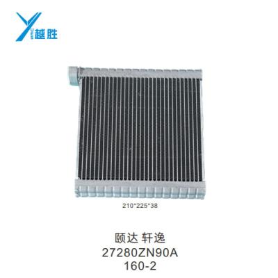 China Aluminum Auto Evaporator Core For Nissan A/C System 27280ZN90A for sale