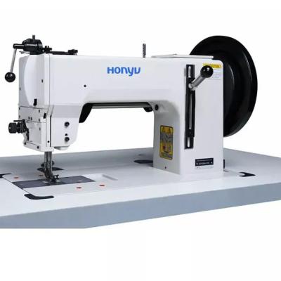 China Garment Shops Heavy Duty HY-204-370 Honyu Single Stitch Shuttle Integrate Compound Fodder Sewing Machine for sale