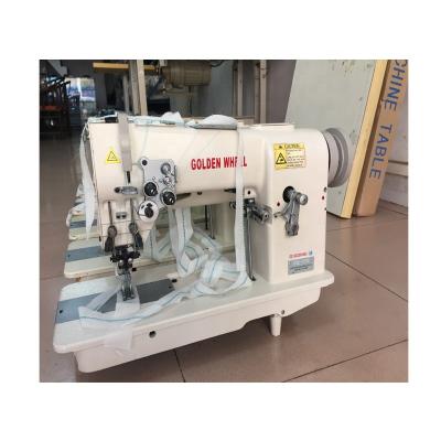 China Thick Cloth Wheel CSL-1720 Double Golden Needle For Thin Material With Knife Wheel Setting Machine for sale