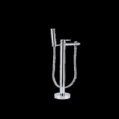 China High Quality Modern Fashion Mixed Multifunctional Shower Bathroom Without Sliding Bar Floor Cold Steel Free Standing Bathtub Faucet for sale