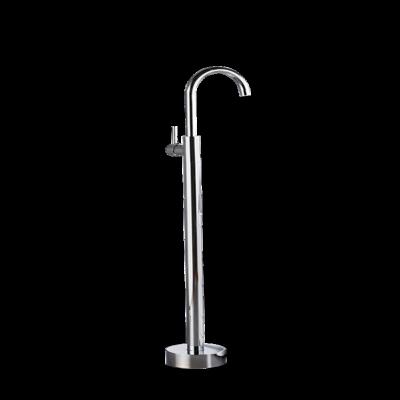 China Without Sliding Bar Chrome Hot and Cold Portable Stand Free Standing Floor Rainfall Toilet Bathroom Free Function Bath Faucet for sale