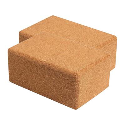 China LIGHT/DURABLE/STABLE Cork Yoga Block With Custom Logo for sale