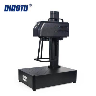 China DIAOTU Laser Engraver 10w Small CNC Laser Fiber Air Cooled Portable Machine For Metal Credit Card for sale