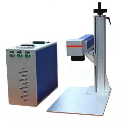 China DIAOTU Air Cooled Desktop Fiber Laser Marking Machine for Metal Steel Aluminum Engraving with 20w 30w 50w Laser Marker for sale