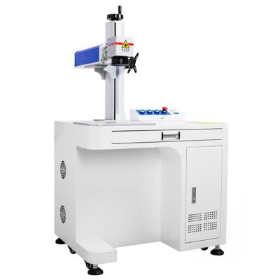 China Diaotu 20W Fiber Laser Marking Machine Air Cooled Cabinet Integrated Laser Engraving Machine For Metal for sale