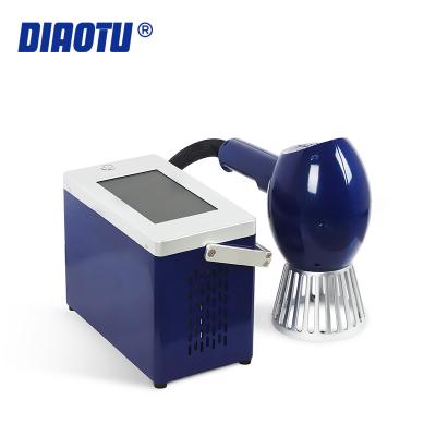 China DIAOTU 20w Laser Marking Machine Air Cooled Portable Handheld Laser Printer Mini Fiber Laser Marking Machine for sale