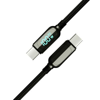 China New Arrival 100W Mobile Phone Type C Cable Fast Charging Led Display For Laptop And Smart Phone for sale